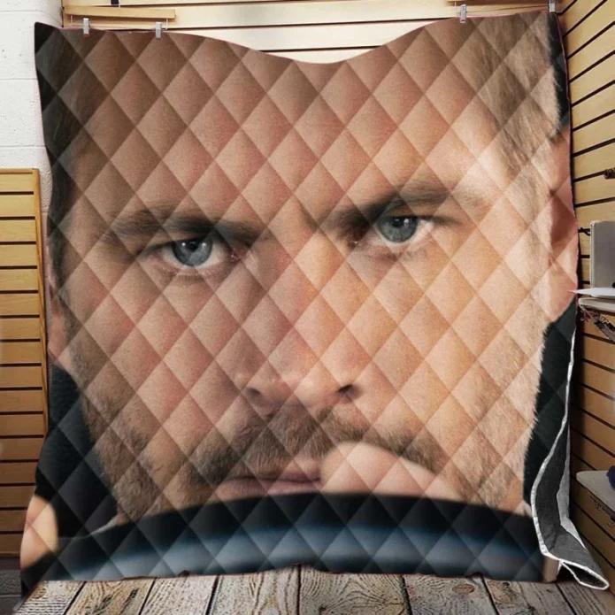 Furious 7 Movie Brian Paul Walker Quilt Blanket