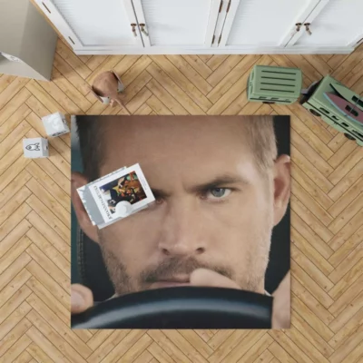 Furious 7 Movie Brian Paul Walker Rug