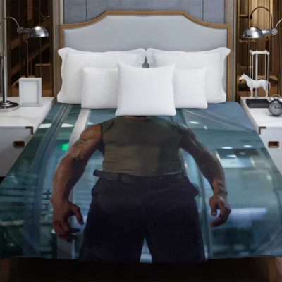 Furious 7 Movie Dwayne Johnson Duvet Cover