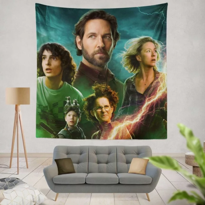 Ghostbusters Afterlife Movie Finn Wolfhard Wall Hanging Tapestry