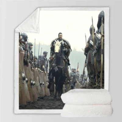 Gladiator Movie Russell Crowe Sherpa Fleece Blanket