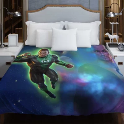 Green Lantern Beware My Power Movie John Stewart Duvet Cover