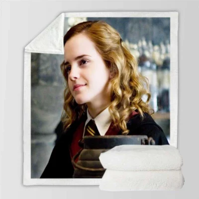 Harry Potter and the Half-Blood Prince Movie Emma Watson Hermione Granger Sherpa Fleece Blanket