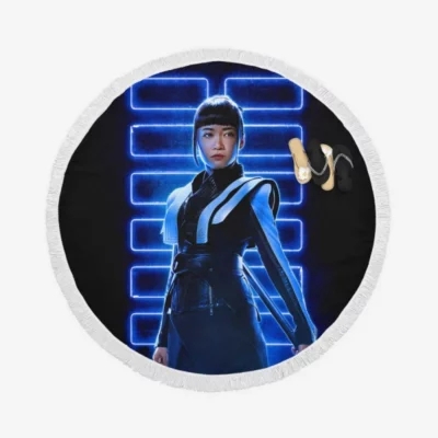 Haruka Abe As Akiko In Snake Eyes Movie Haruka Abe Akiko Round Beach Towel