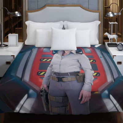 Interceptor Movie Elsa Pataky Duvet Cover