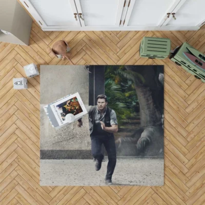 Jurassic World Movie Chris Pratt Rug