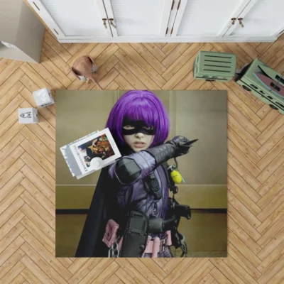 Kick-Ass Movie Hit-Girl Chloe Grace Moretz Rug