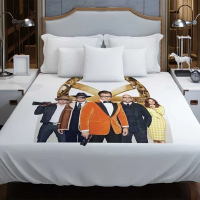 Kingsman The Golden Circle Movie Taron Egerton Duvet Cover