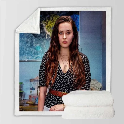 Knives Out Movie Katherine Langford Sherpa Fleece Blanket