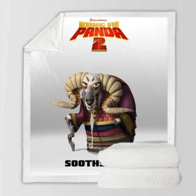 Kung Fu Panda 2 Movie Soothsayer Sherpa Fleece Blanket