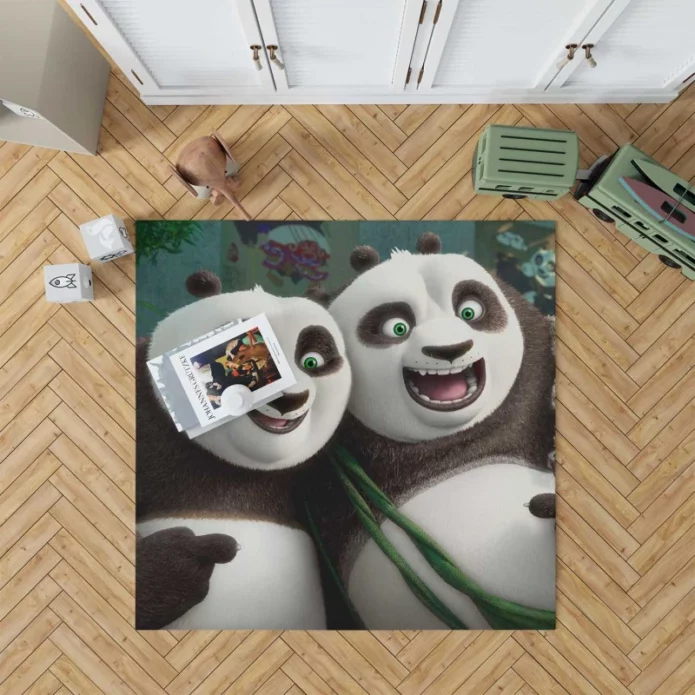 Kung Fu Panda 3 Movie Po And Li Rug