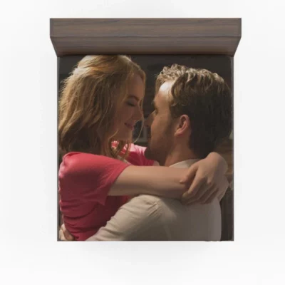 La La Land Movie Emma Stone Ryan Gosling Fitted Sheet