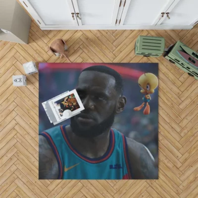 LeBron James Space Jam 2 Movie Rug