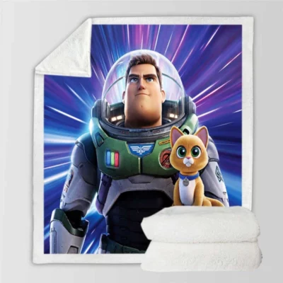 Lightyear Movie Sherpa Fleece Blanket