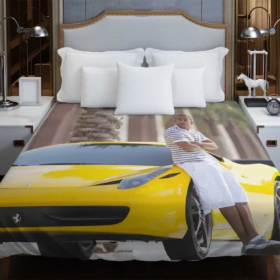 Ludacris Tej in Furious 7 Movie Duvet Cover