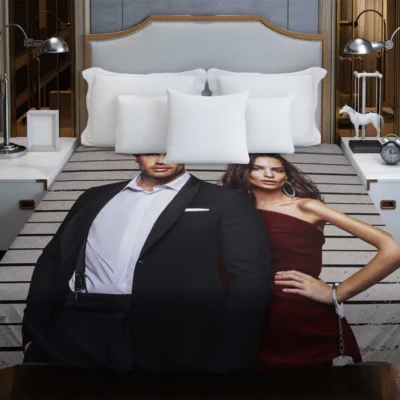 Lying and Stealing Movie Emily Ratajkowski Theo James Duvet Cover