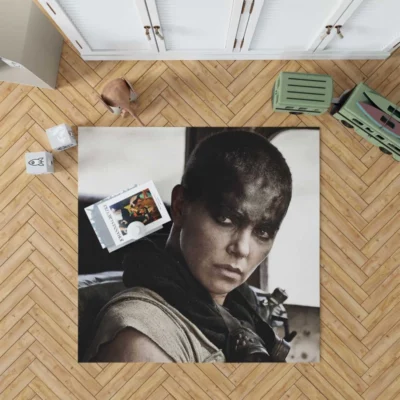 Mad Max Fury Road Movie Charlize Theron Rug