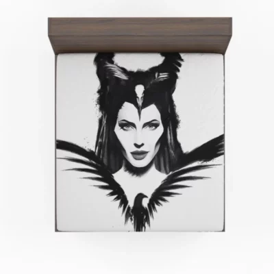 Maleficent Mistress of Evil Movie Angelina Jolie Fitted Sheet