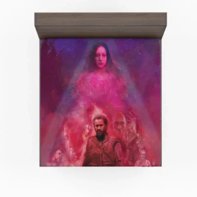 Mandy Movie Nicolas Cage Andrea Riseborough Fitted Sheet