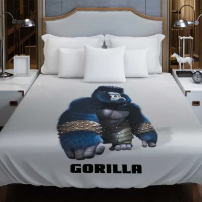 Master Gorilla in Kung Fu Panda 2 Movie Duvet Cover