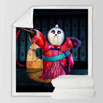 Mei Mei in Kung Fu Panda 3 Movie Sherpa Fleece Blanket