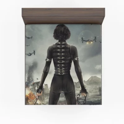 Milla Jovovich Resident Evil Retribution Movie Fitted Sheet