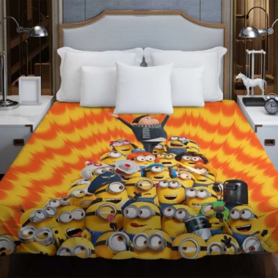 Minions The Rise of Gru Kids Cartoon Movie Duvet Cover