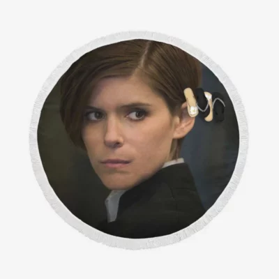 Morgan Movie Kate Mara Round Beach Towel