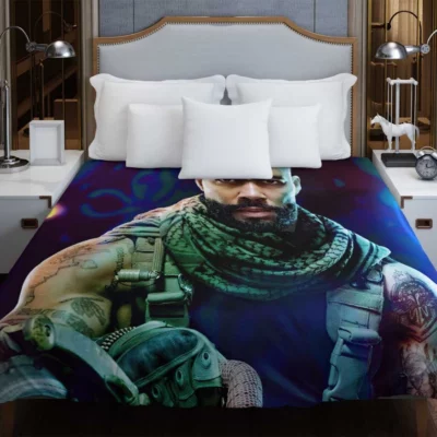 Omari Hardwick as Vanderohe in Army of the Dead Movie Duvet Cover