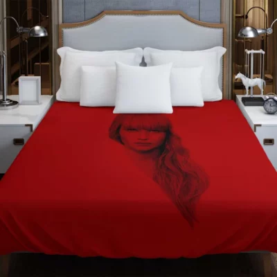 Red Sparrow Movie Jennifer Lawrence Duvet Cover