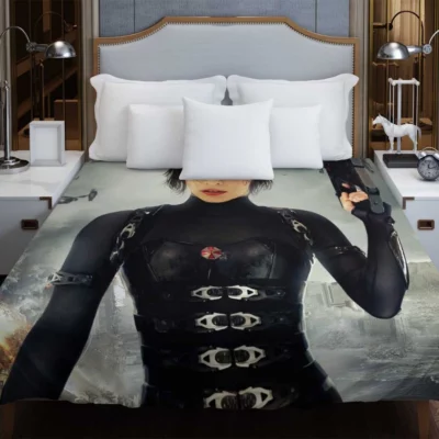 Resident Evil Retribution Woman Warrior Movie Duvet Cover