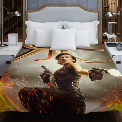 Resident Evil The Final Chapter Movie Milla Jovovich Duvet Cover