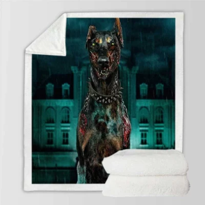 Resident Evil Welcome to Raccoon City Horror Movie Sherpa Fleece Blanket