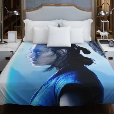 Rey Lightsaber in Star Wars The Last Jedi Movie Duvet Cover