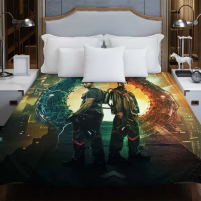 Ryan Kwanten Kodi Smit-McPhee in 2067 Movie Duvet Cover