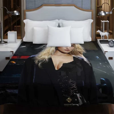 SWAT 2 Movie Martha Hunt Duvet Cover