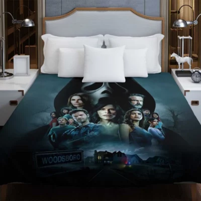 Scream Movie Poster Duvet Cover