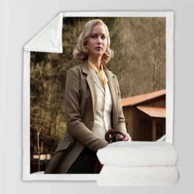 Serena Movie Jennifer Lawrence Sherpa Fleece Blanket