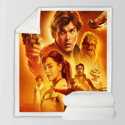 Solo A Star Wars Story Movie Sherpa Fleece Blanket