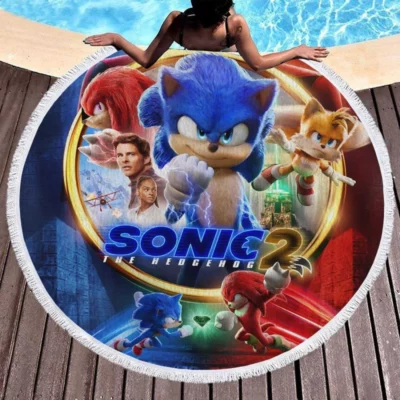 Sonic the hedgehog beach towel sale