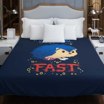 Sonic the Hedgehog Movie Gotta go Fast Duvet Cover