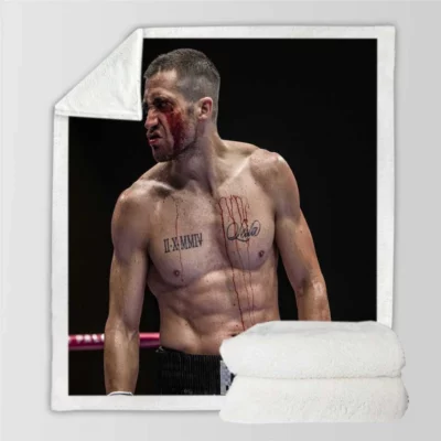 Southpaw Movie Jake Gyllenhaal Sherpa Fleece Blanket