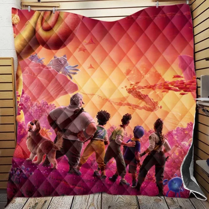 Strange World Movie Quilt Blanket