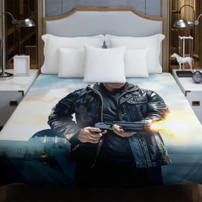 Terminator Genisys Movie Arnold Schwarzenegger Duvet Cover