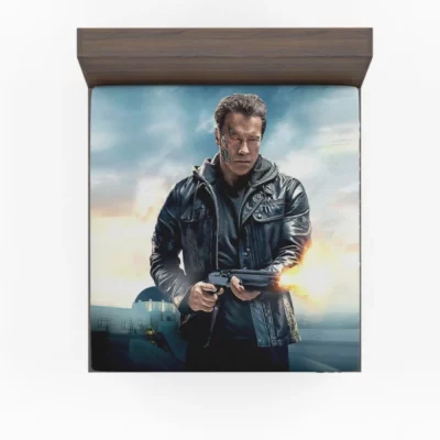 Terminator Genisys Movie Arnold Schwarzenegger Fitted Sheet