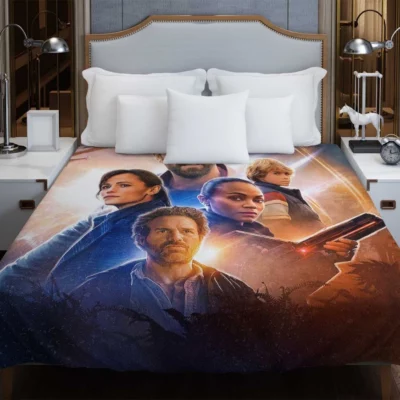 The Adam Project Movie Ryan Reynolds Zoe Saldana Duvet Cover