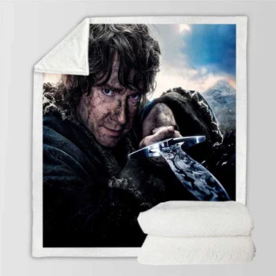 The Battle of the Five Armies Movie Sherpa Fleece Blanket