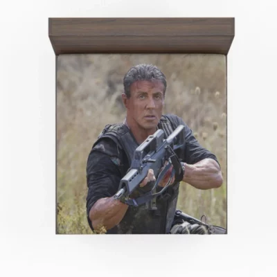 The Expendables 3 Movie Barney Ross Sylvester Stallone Fitted Sheet