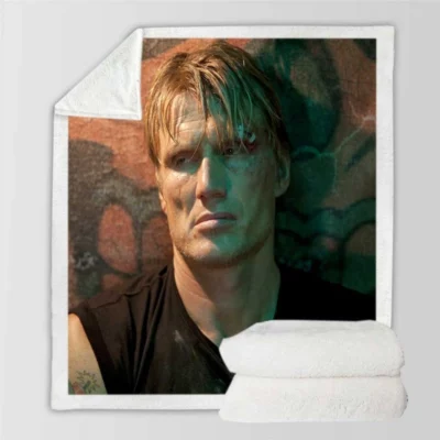 The Expendables Movie Gunnar Jensen Dolph Lundgren Sherpa Fleece Blanket