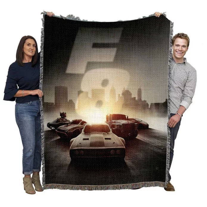 The Fate Of The Furious Movie Woven Blanket